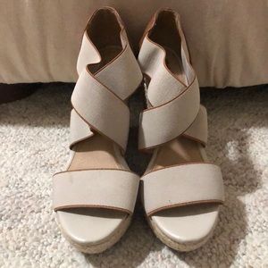 Cream & Beige Wedge